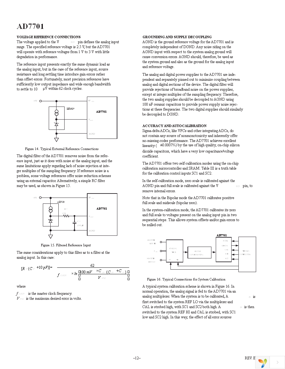 AD7701ARZ Page 12