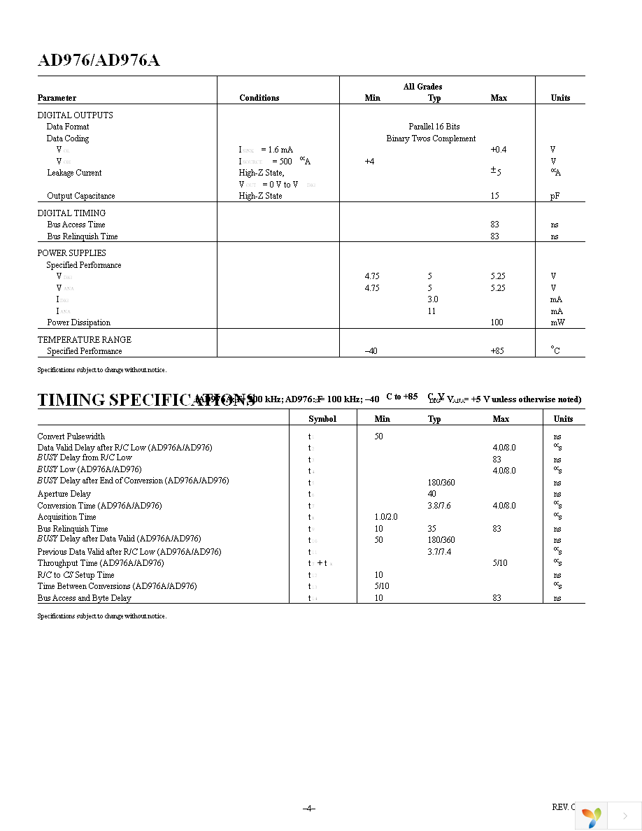 AD976ARZ Page 4