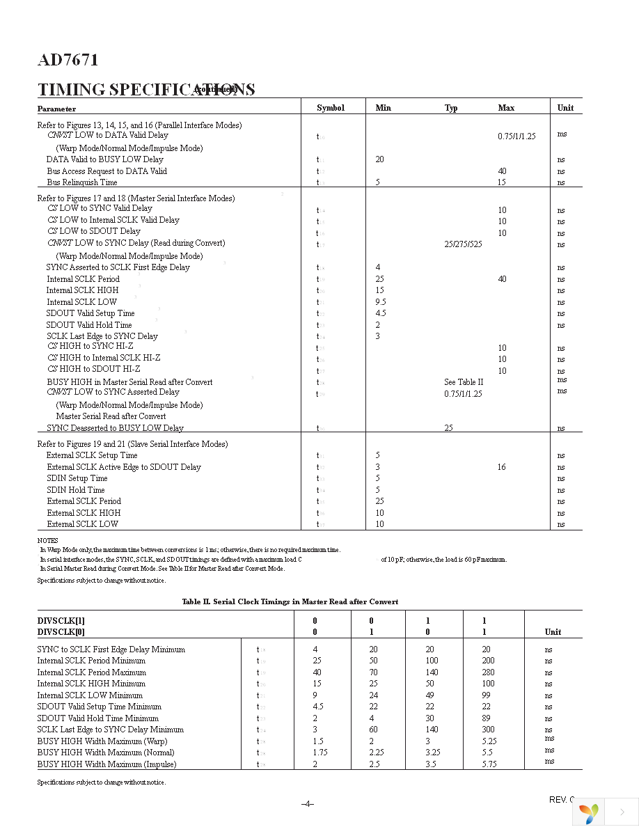 AD7671ASTZ Page 4