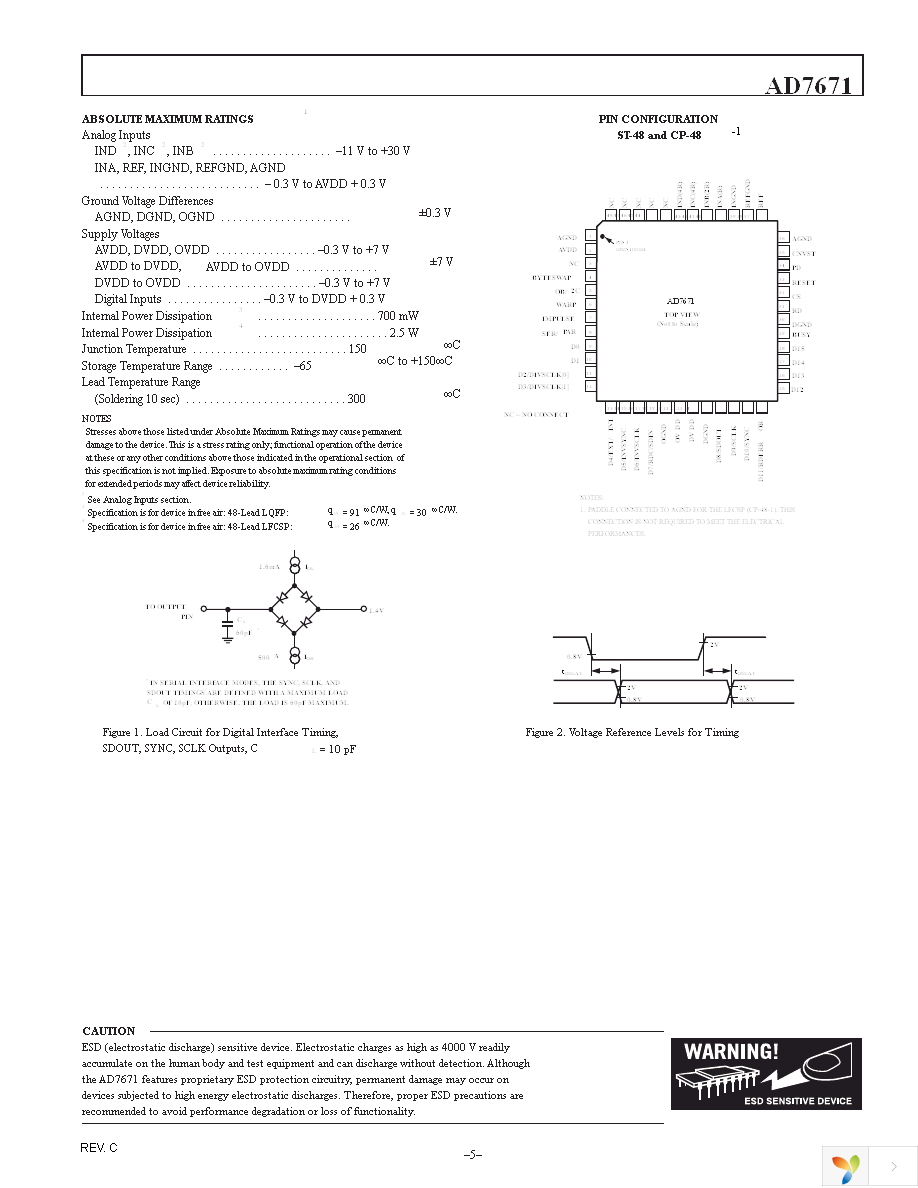 AD7671ASTZ Page 5