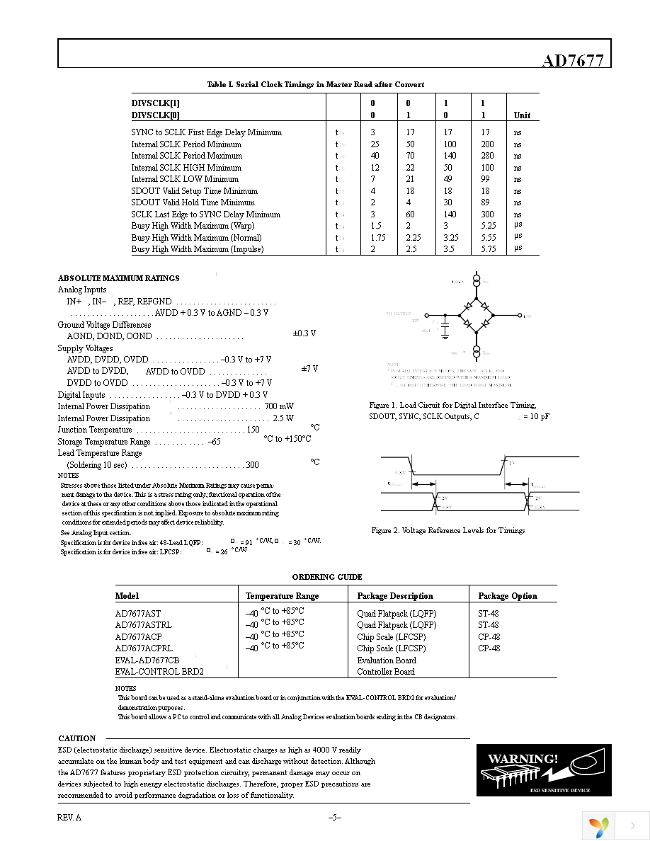 AD7677ASTZ Page 5