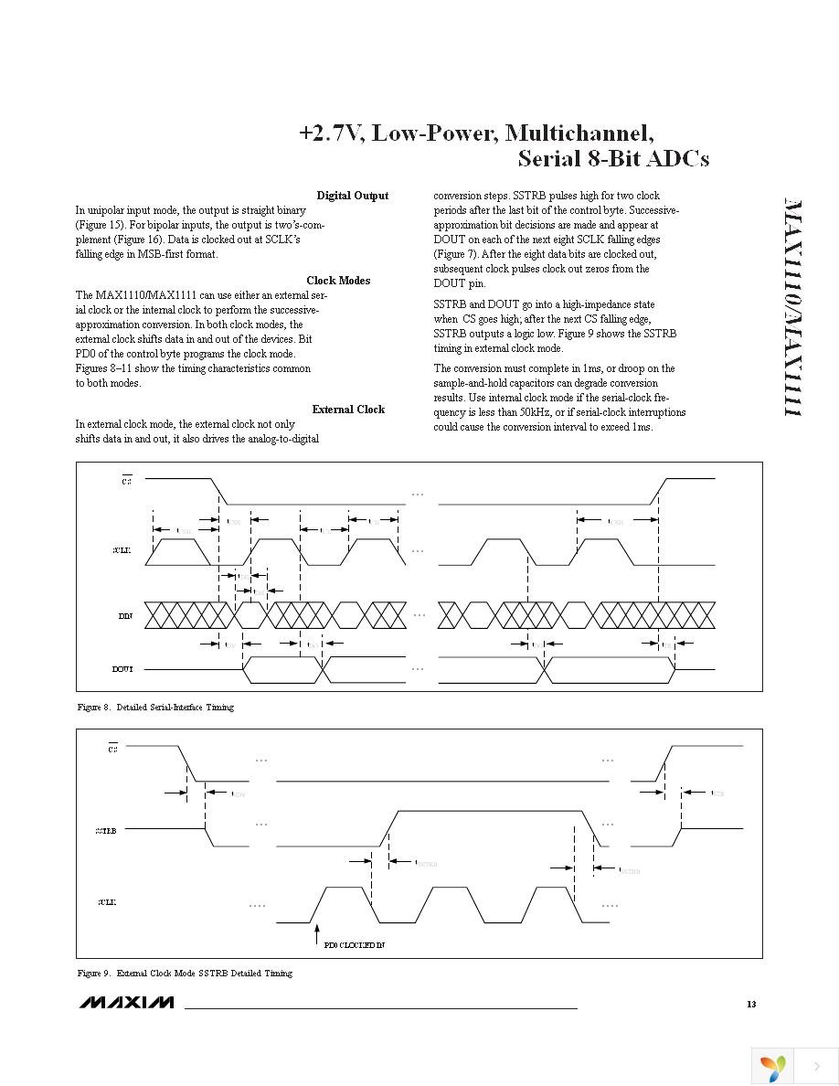 MAX1111EEE+ Page 13