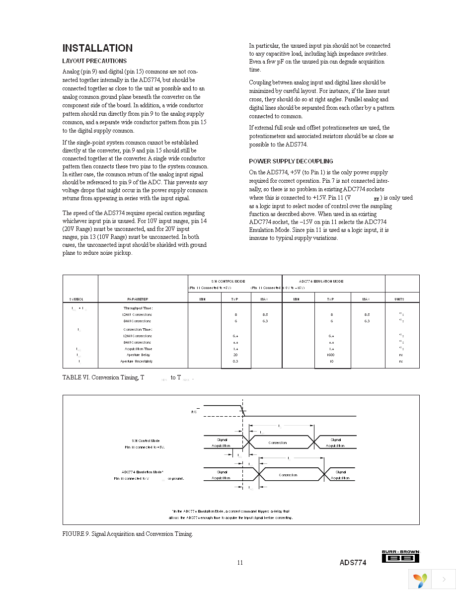 ADS774JU Page 11