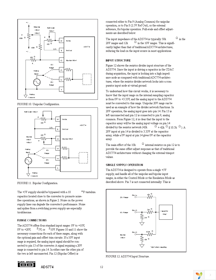 ADS774JU Page 12