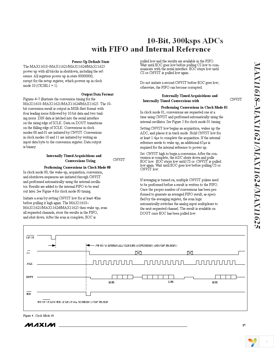 MAX11621EEE+ Page 17