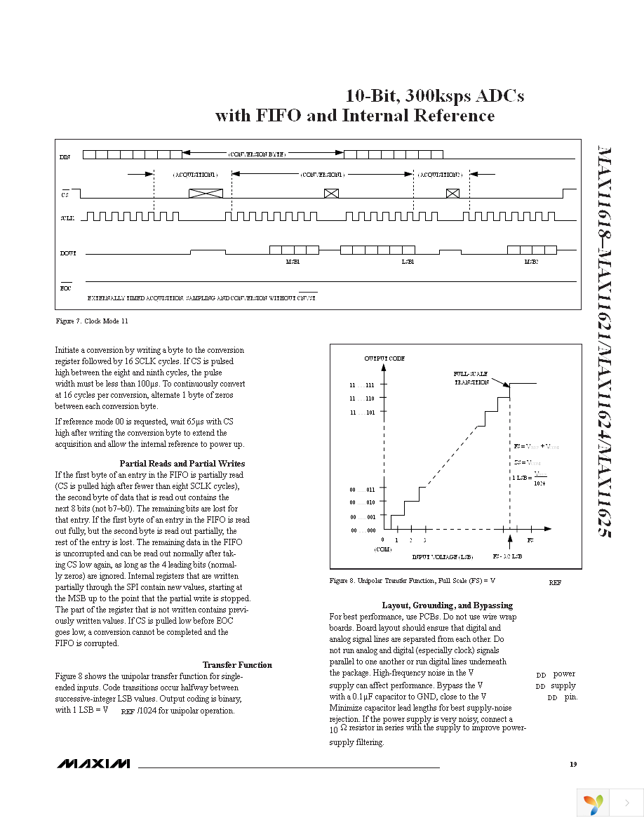 MAX11621EEE+ Page 19