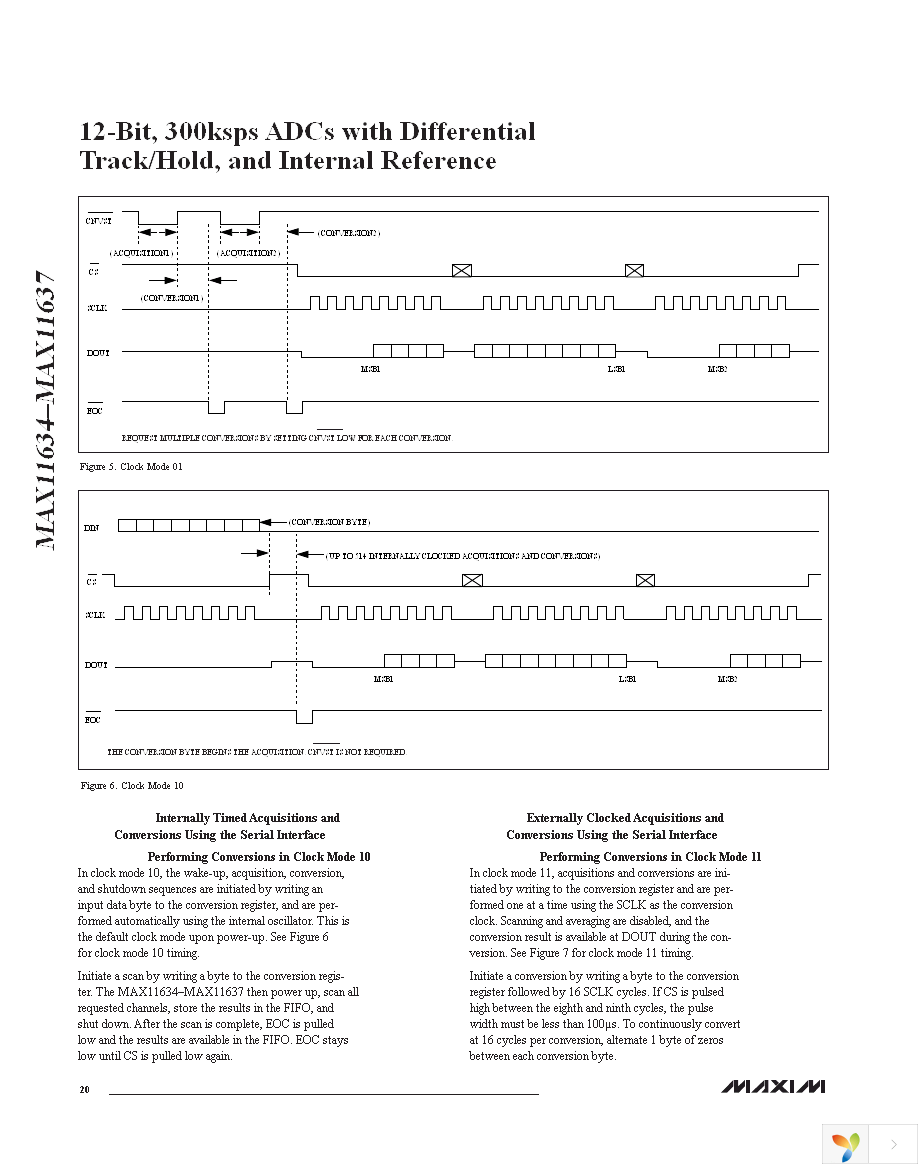 MAX11636EEE+ Page 20