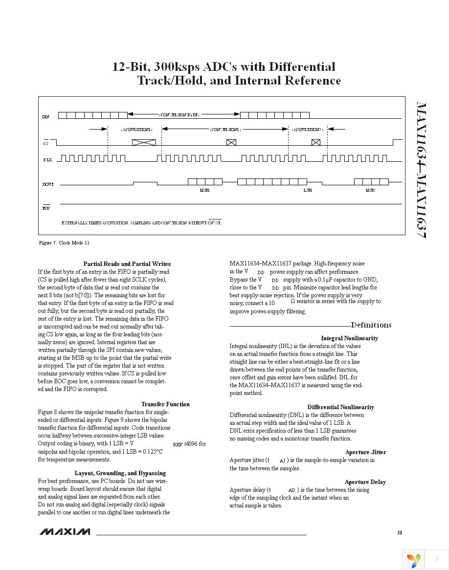 MAX11636EEE+ Page 21