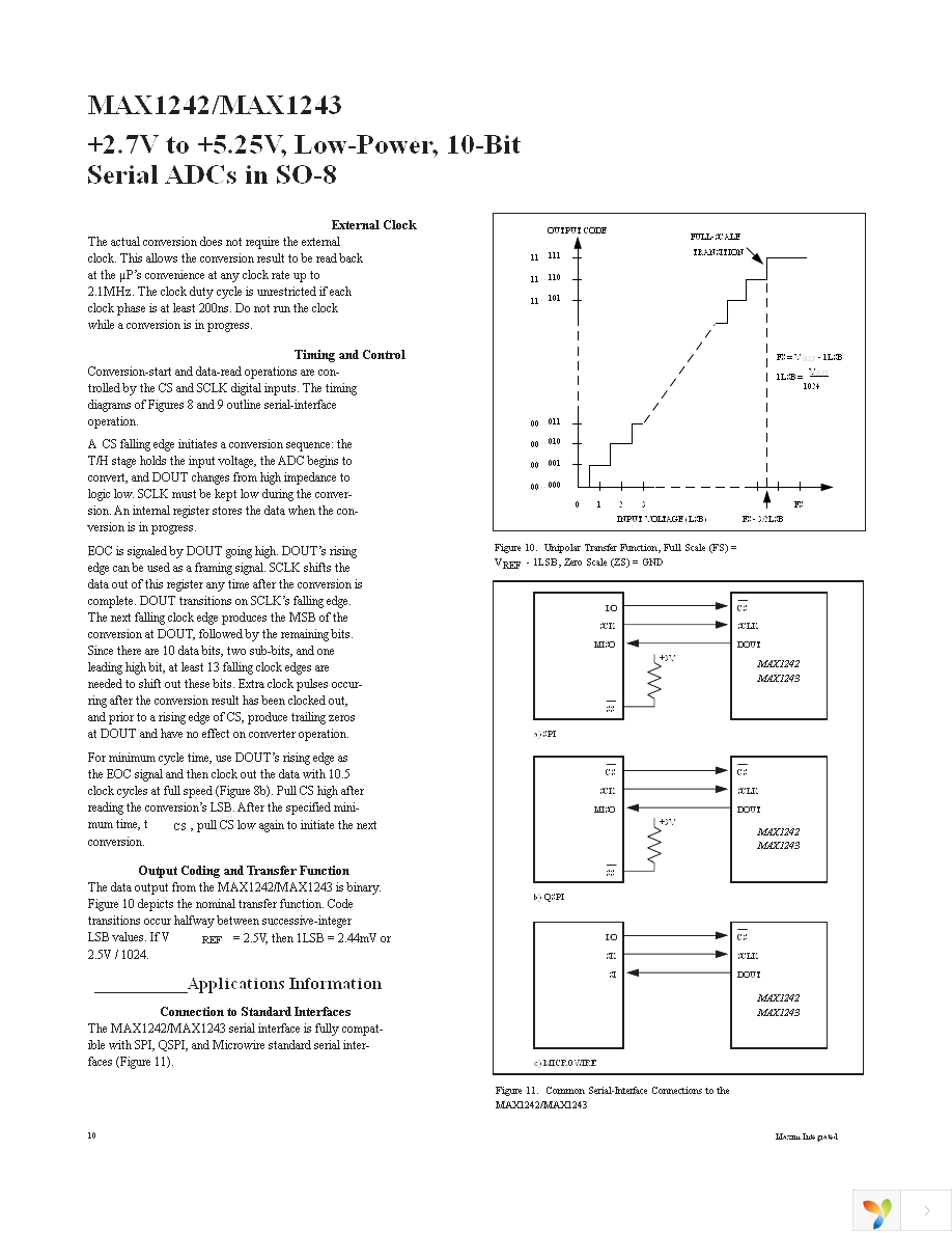 MAX1243BCSA+ Page 10