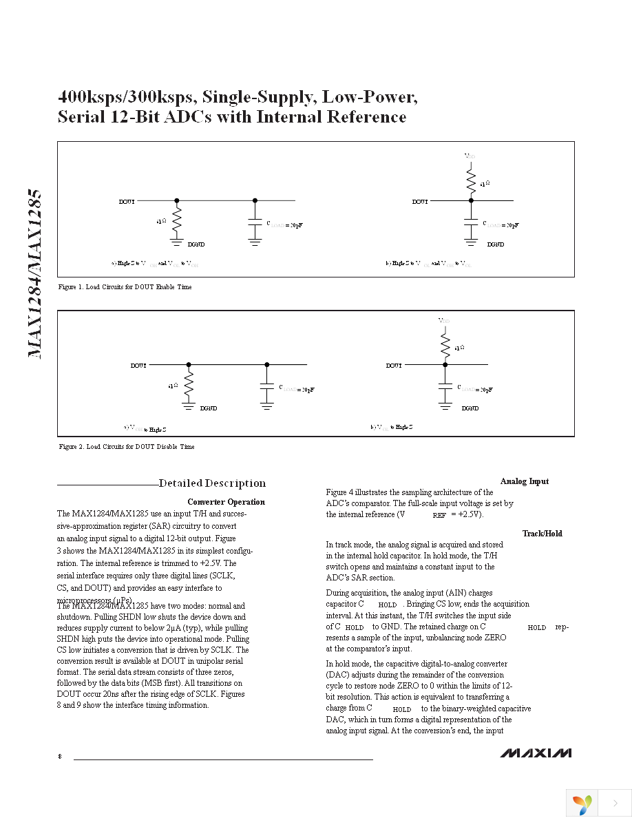 MAX1285BCSA+ Page 8