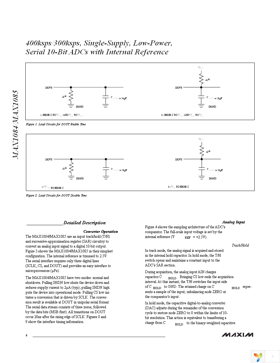 MAX1084BESA+ Page 8