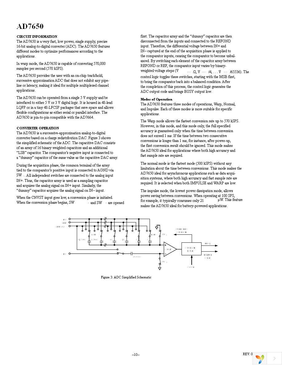 AD7650ASTZ Page 10