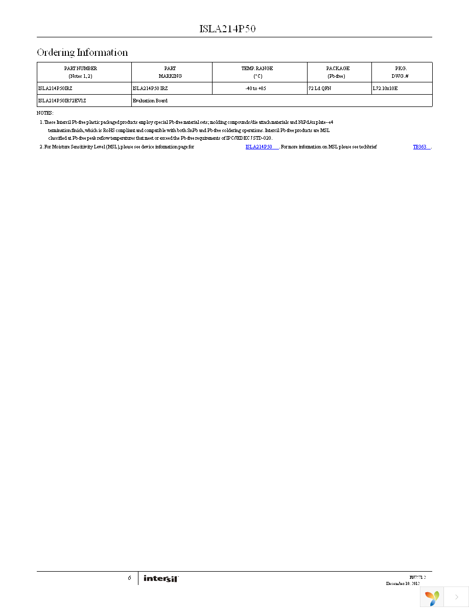 ISLA214P50IRZ Page 6