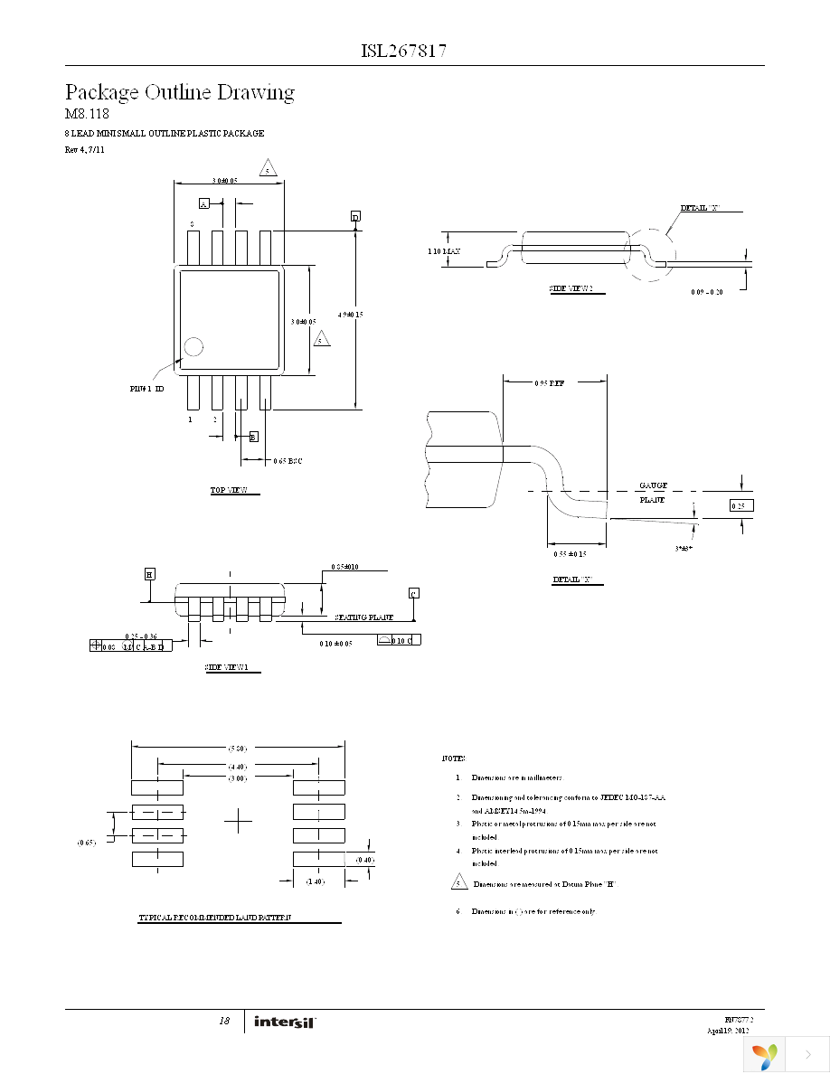 ISL267817IUZ-T7A Page 18