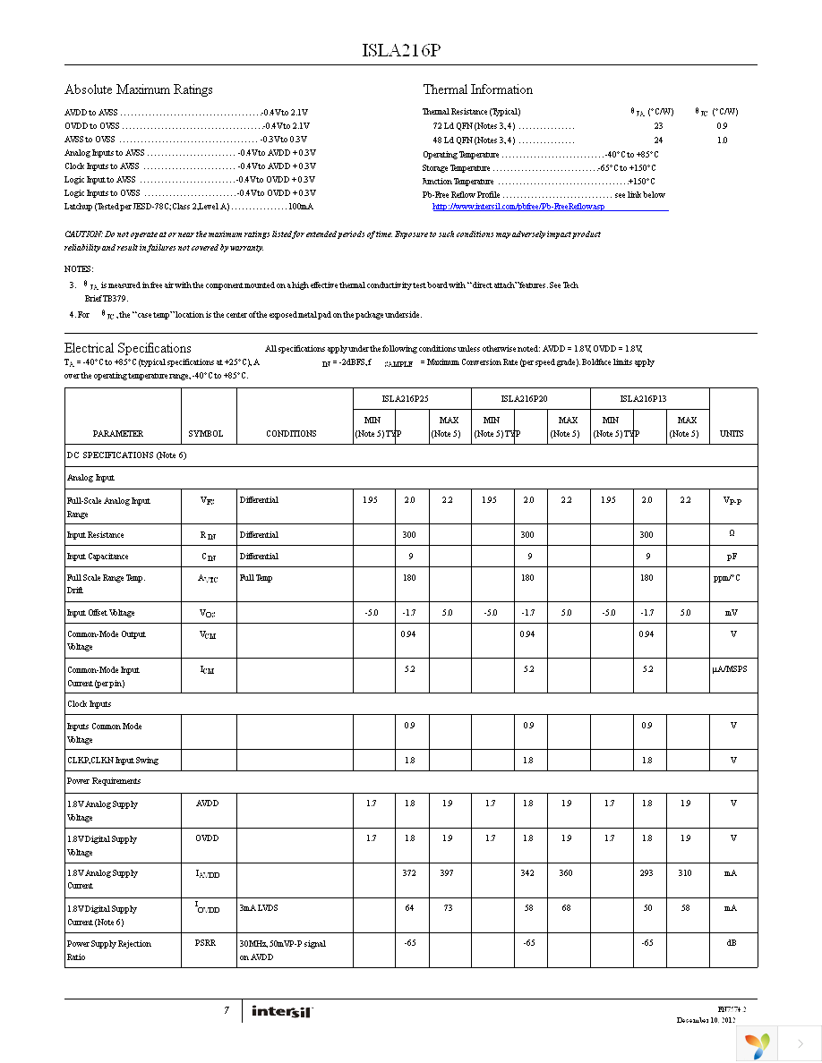 ISLA216P25IRZ Page 7