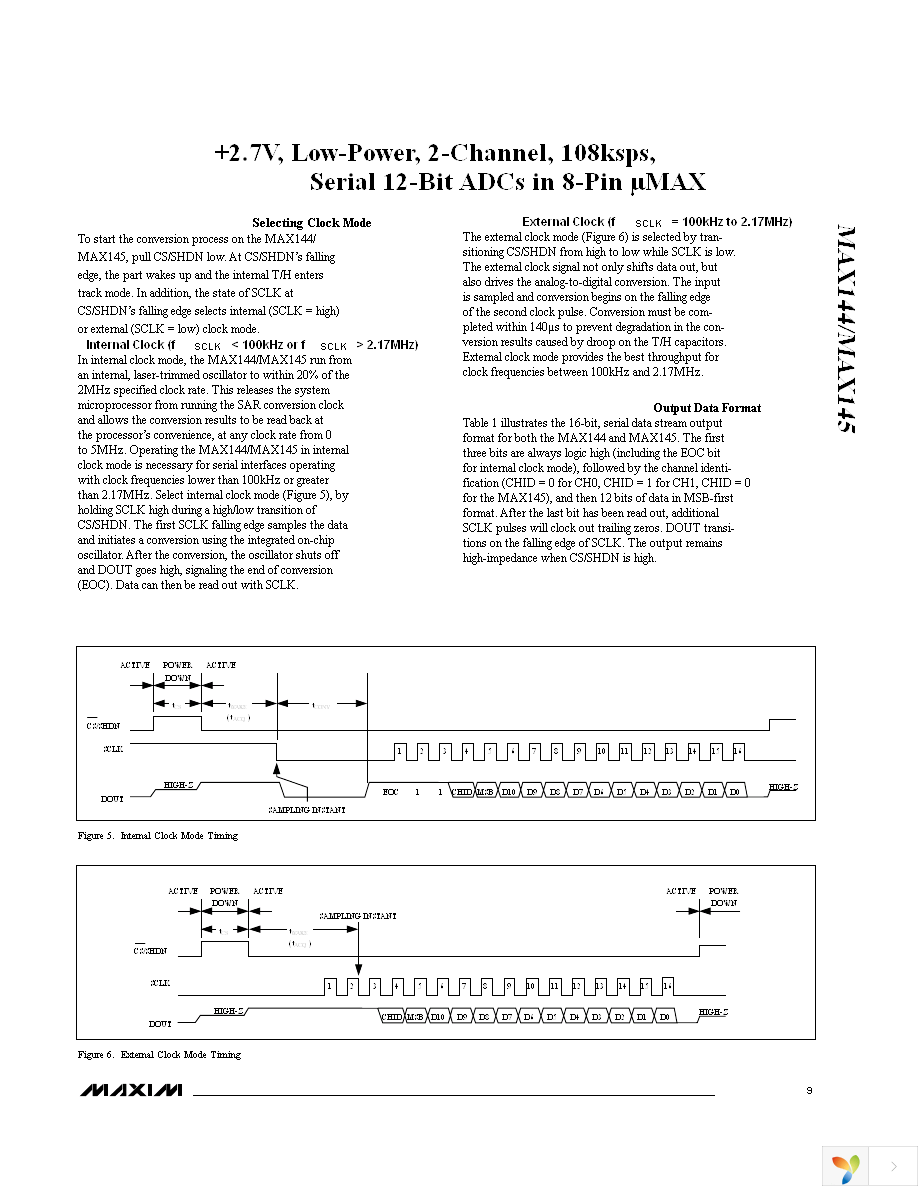 MAX144BCPA+ Page 9