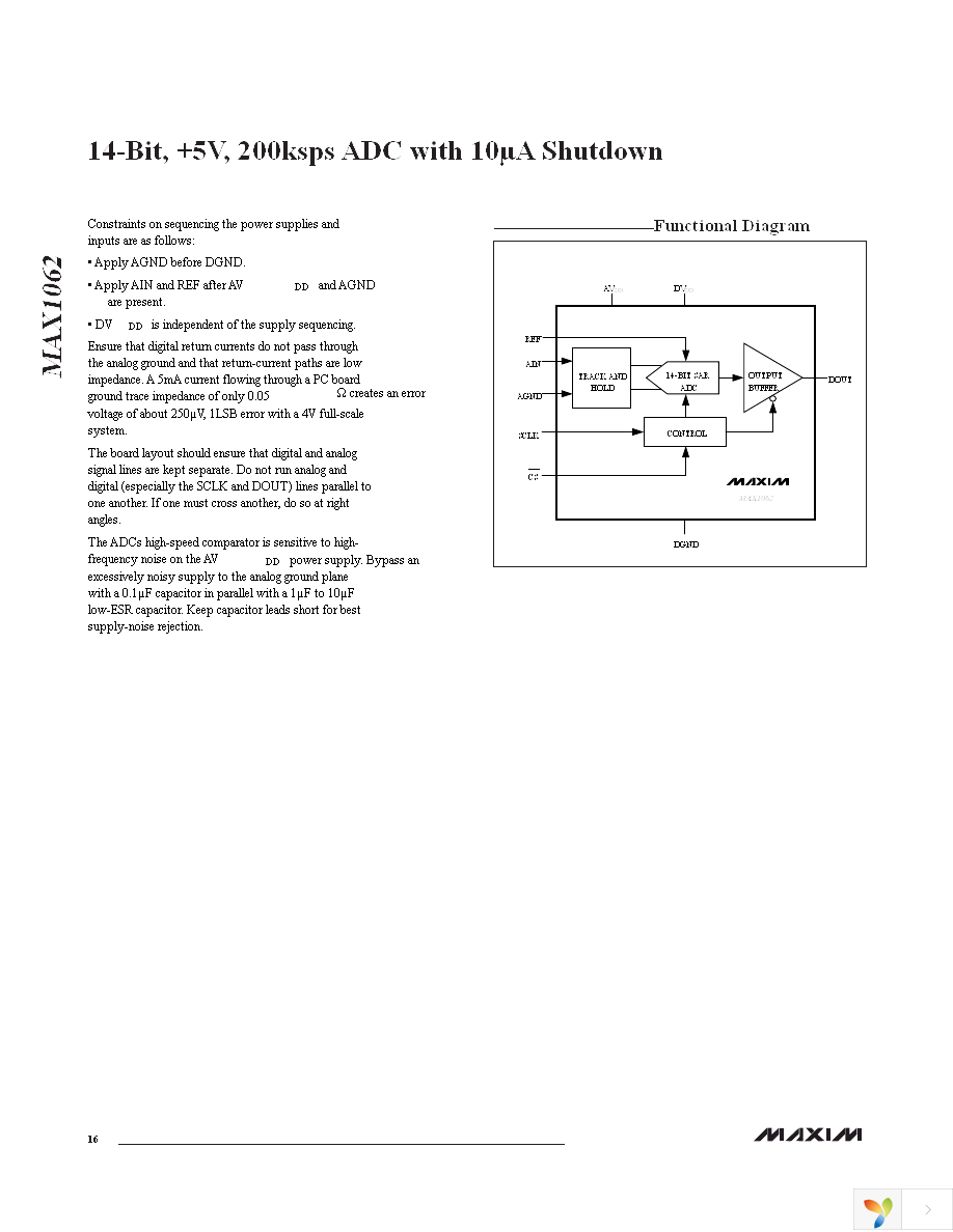 MAX1062CEUB+ Page 16