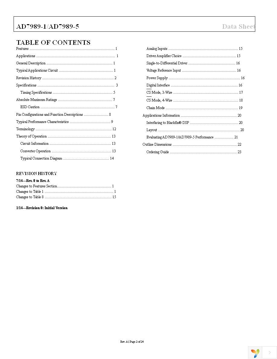 AD7989-1BCPZ-R2 Page 3