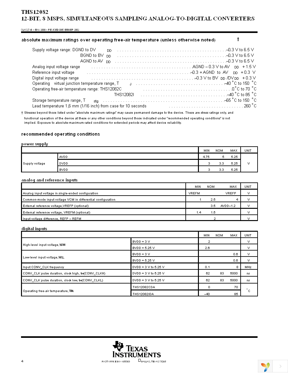 THS12082IDA Page 4