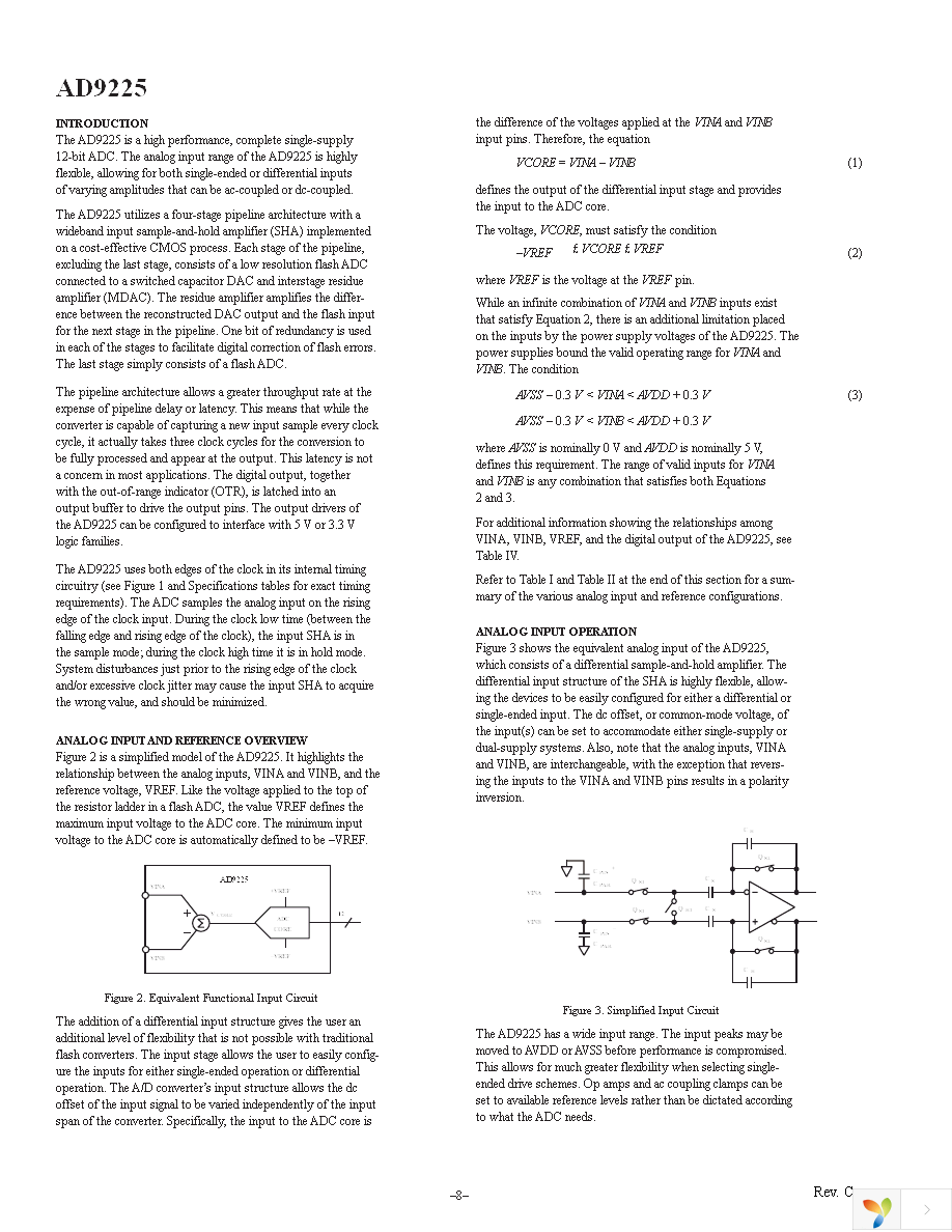 AD9225ARSZ Page 8