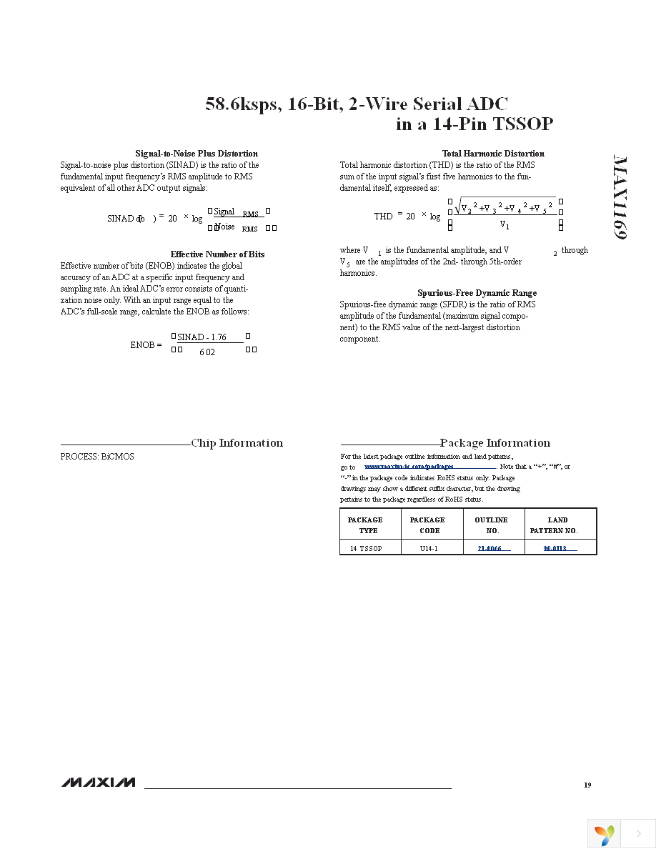 MAX1169BEUD+ Page 19