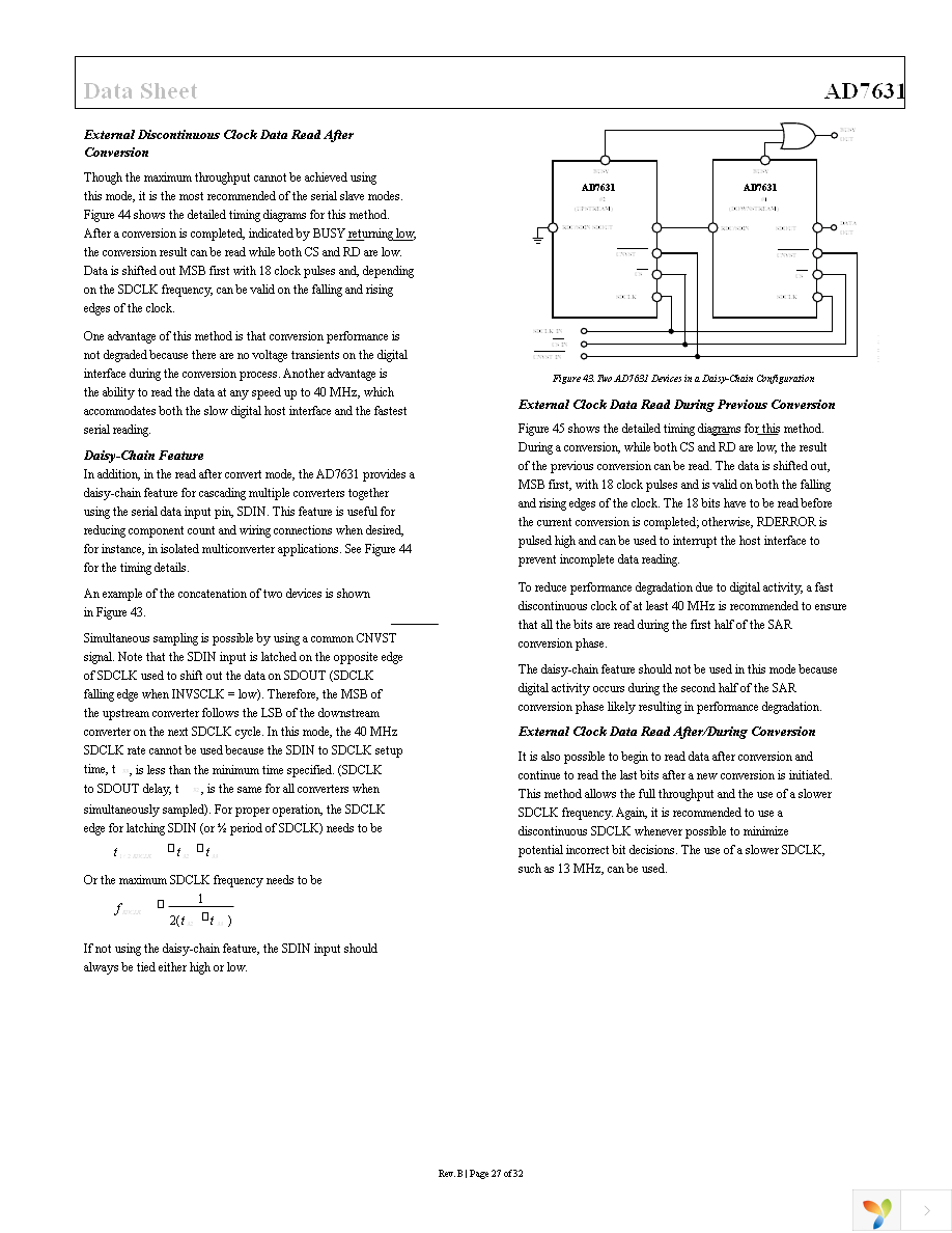 AD7631BSTZ Page 27