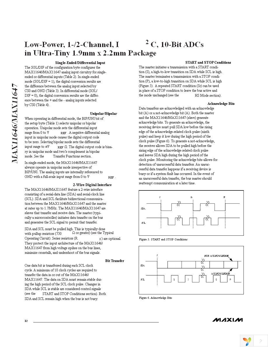 MAX11647EUA+ Page 12