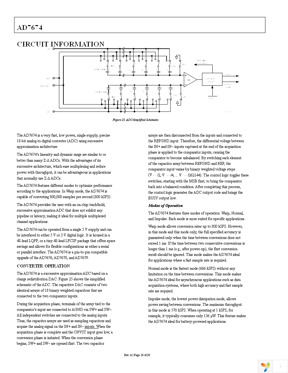 AD7674ASTZ Page 16