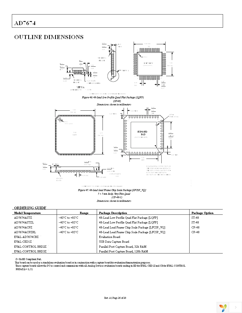 AD7674ASTZ Page 26