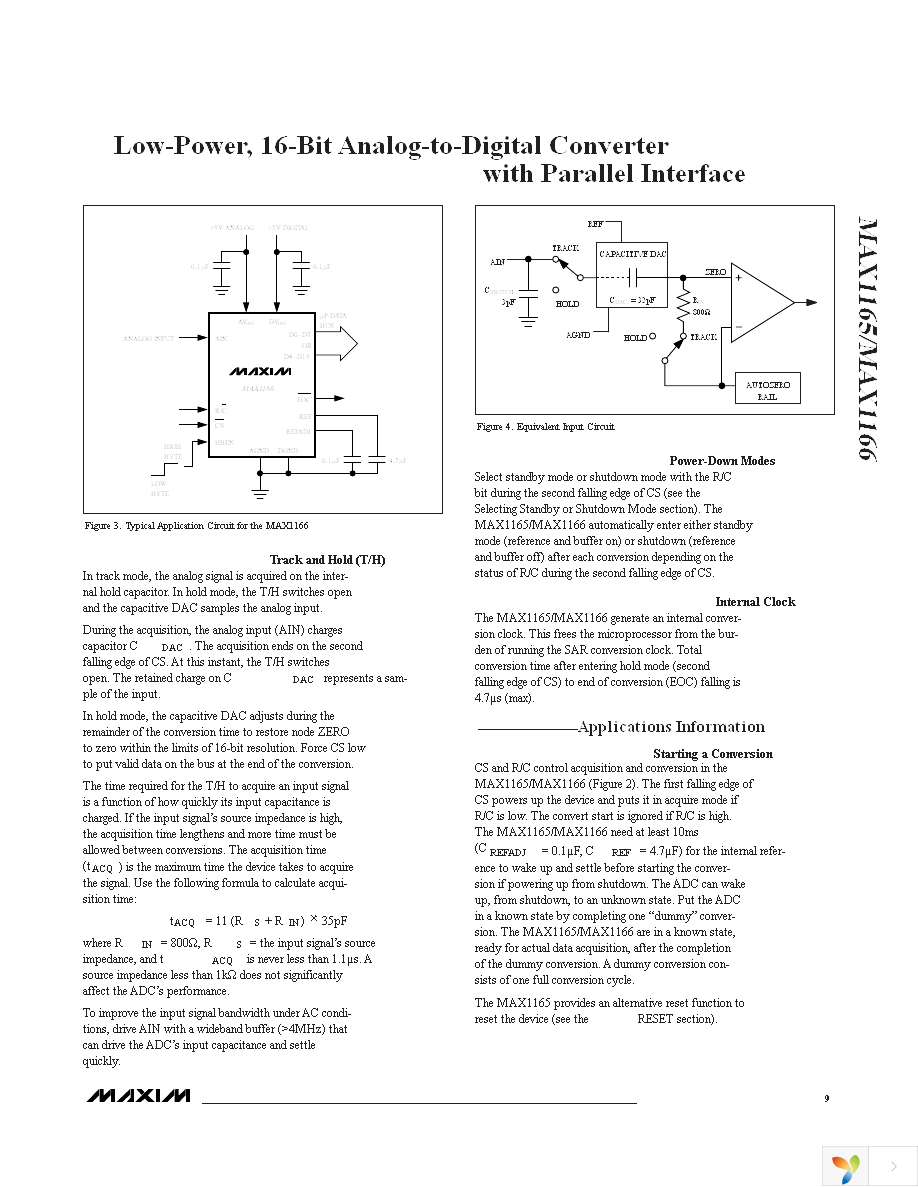 MAX1165BCUI+ Page 9