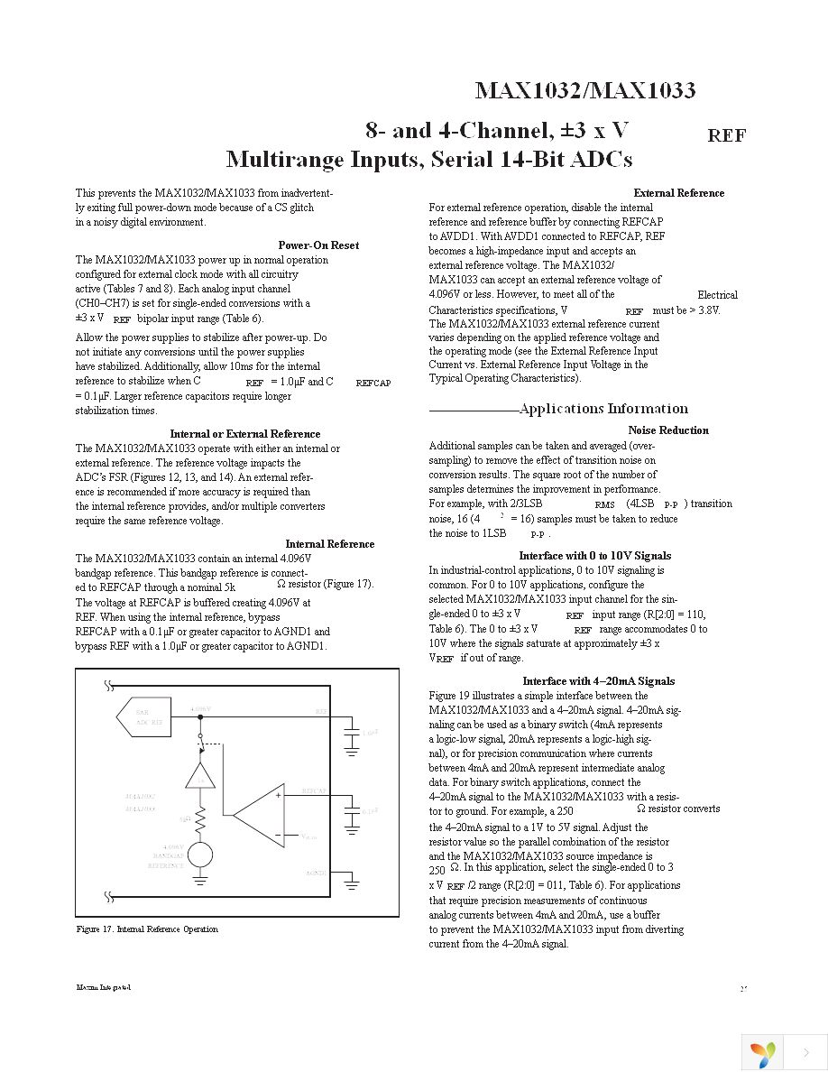 MAX1032BEUG+ Page 25