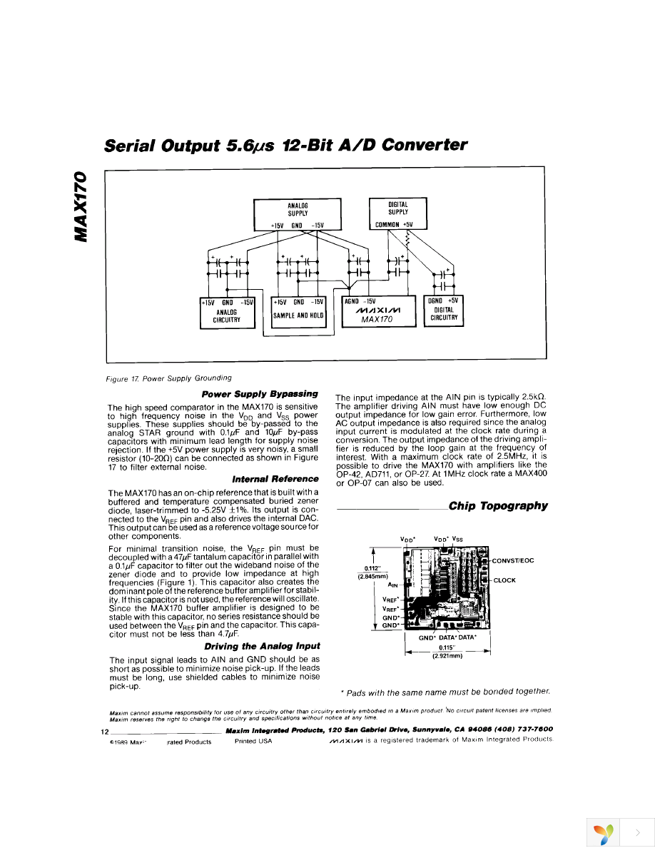 MAX170DCPA+ Page 12