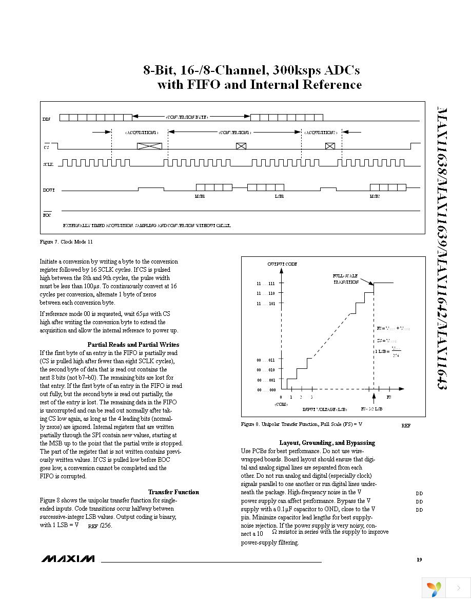 MAX11639EEE+ Page 19