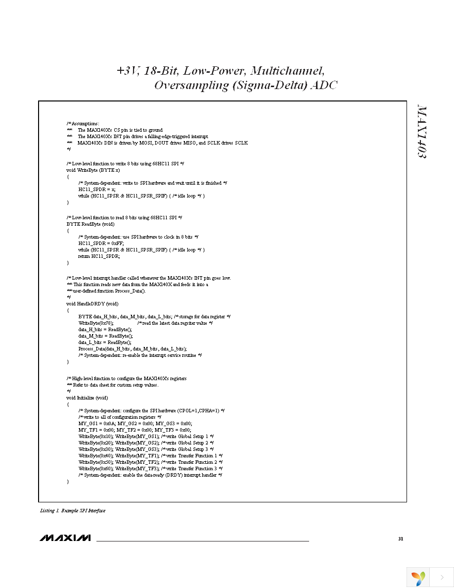 MAX1403EAI+ Page 31