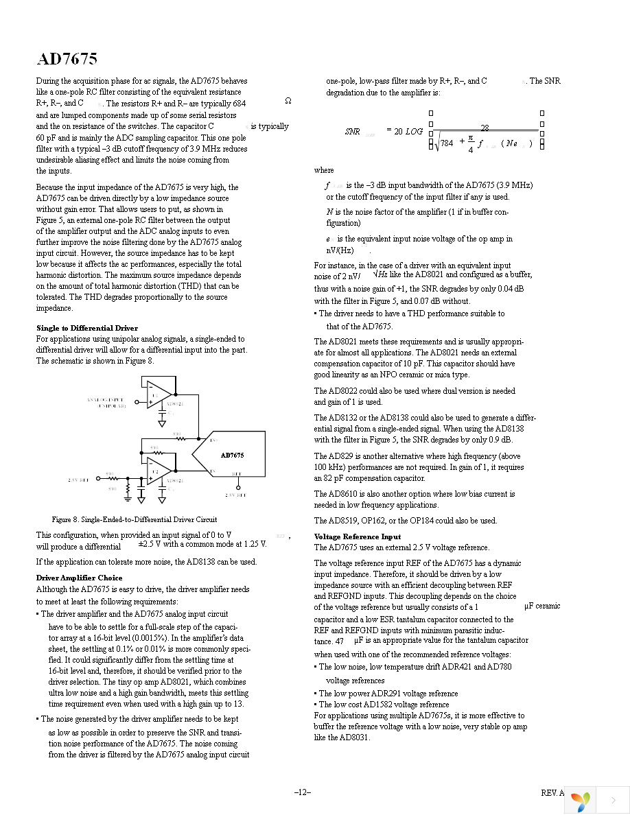 AD7675ASTZ Page 12