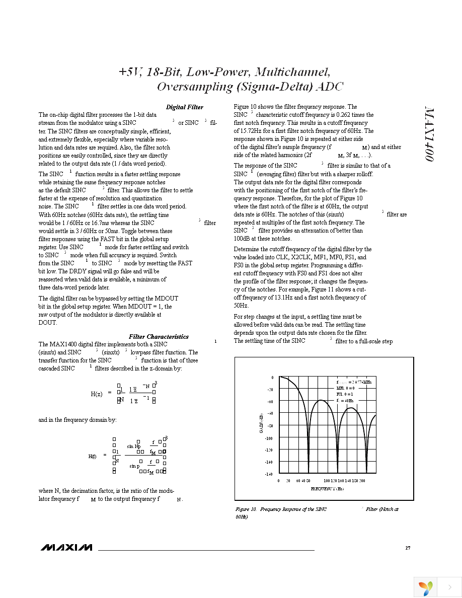 MAX1400EAI+ Page 27