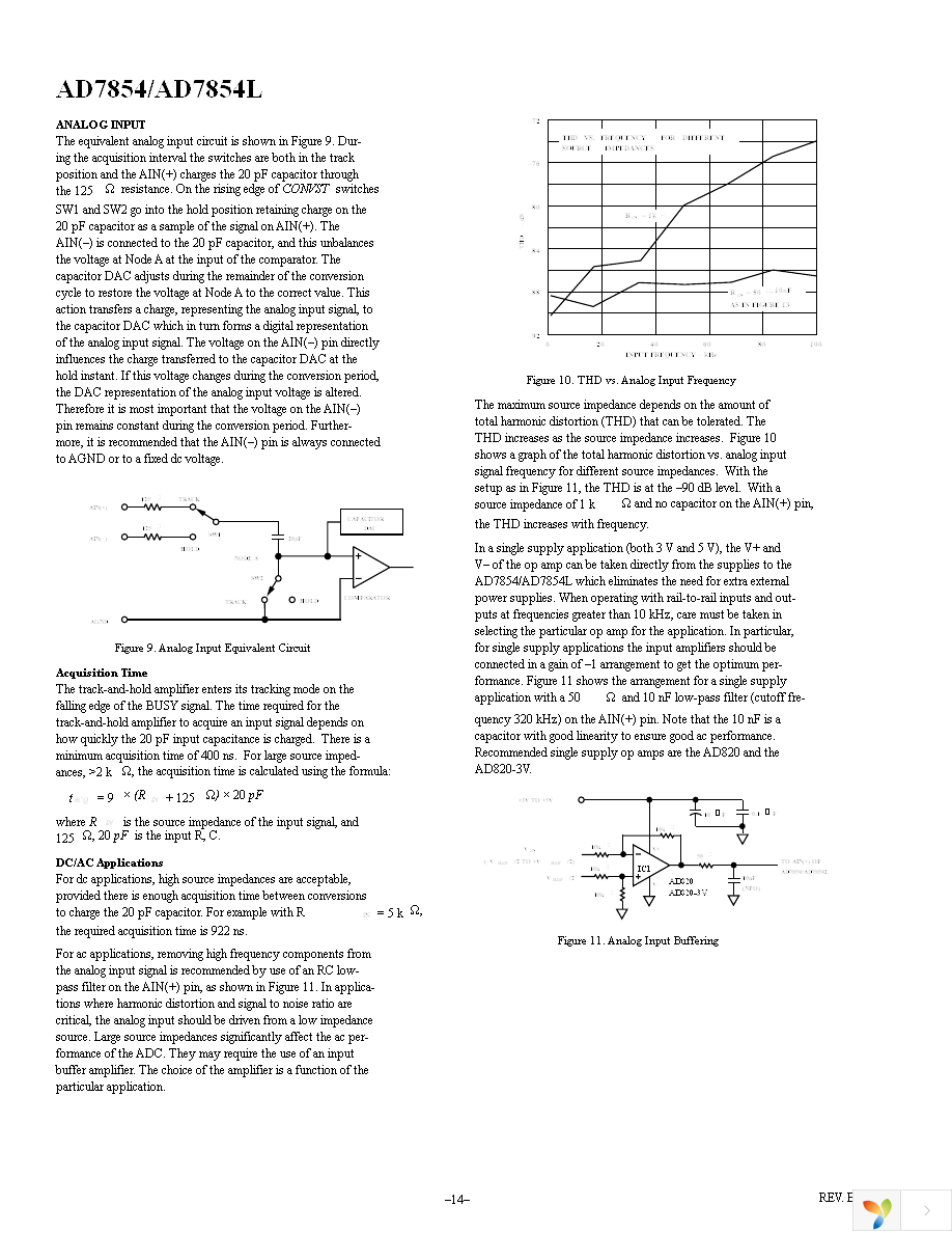 AD7854ARSZ Page 14