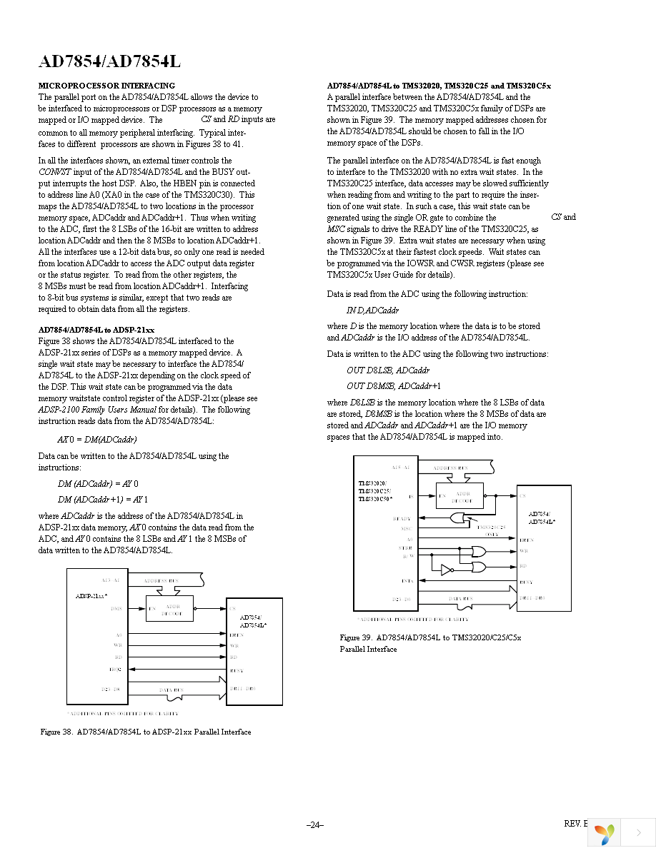 AD7854ARSZ Page 24