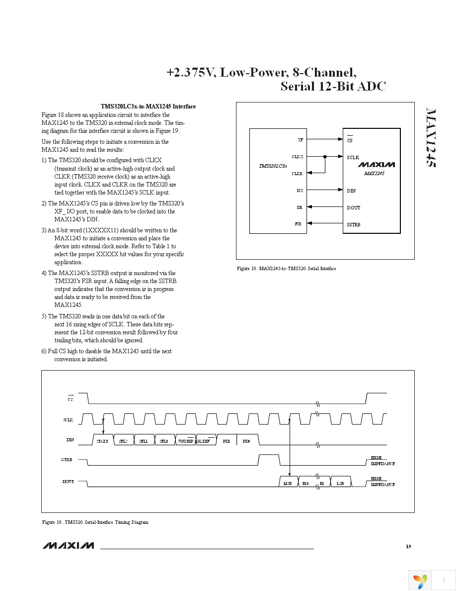 MAX1245BCAP+ Page 19