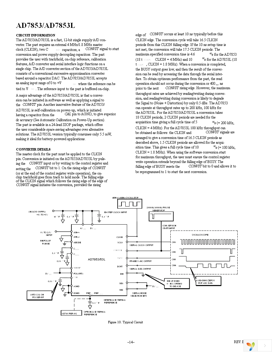 AD7853LARZ Page 14