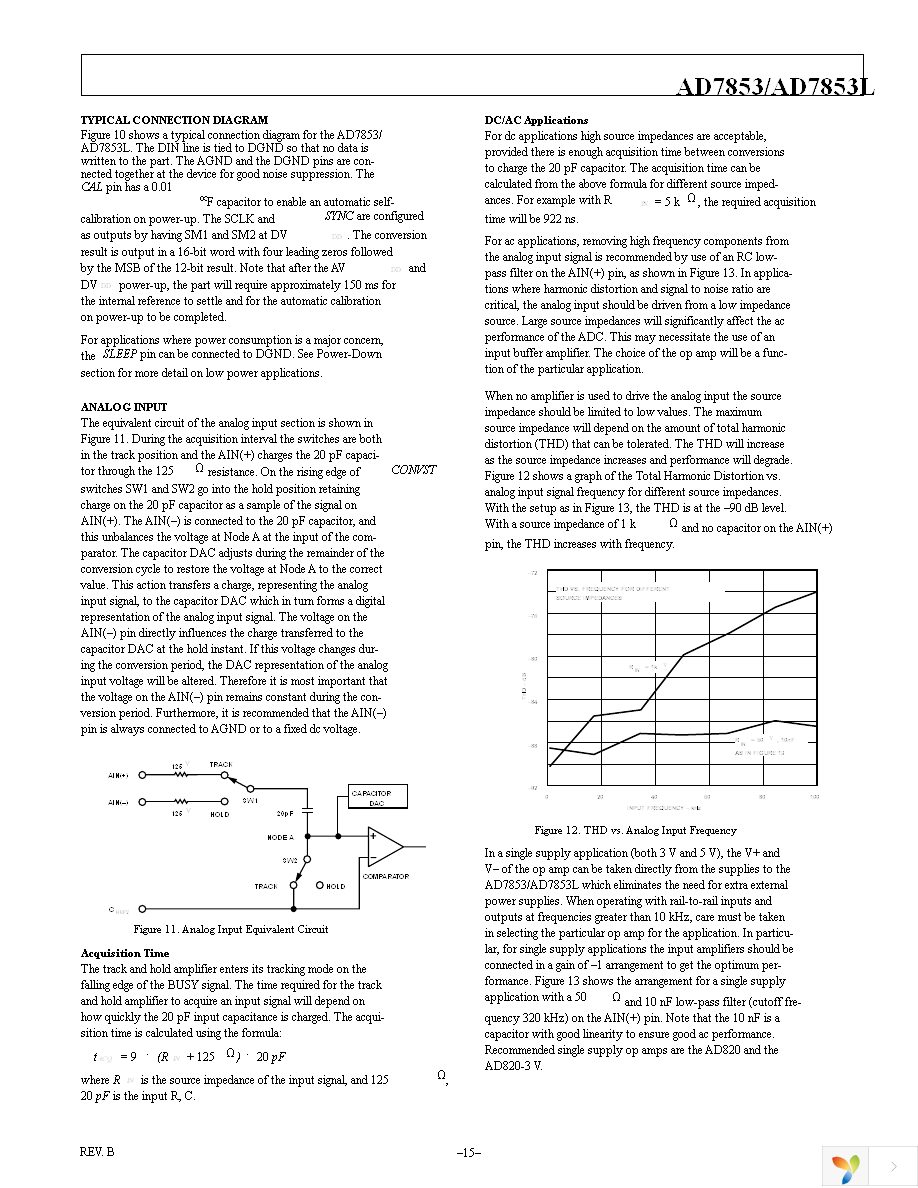 AD7853LARZ Page 15