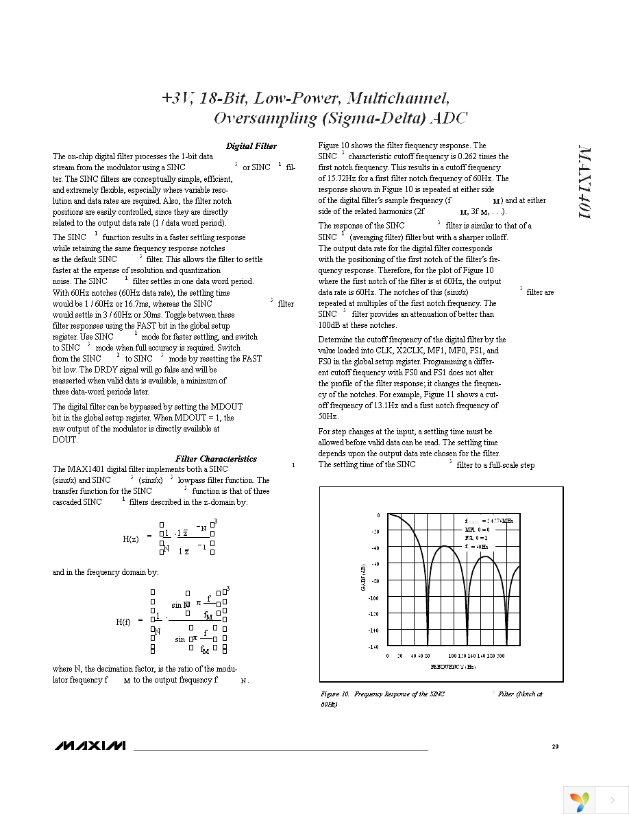 MAX1401CAI+ Page 29