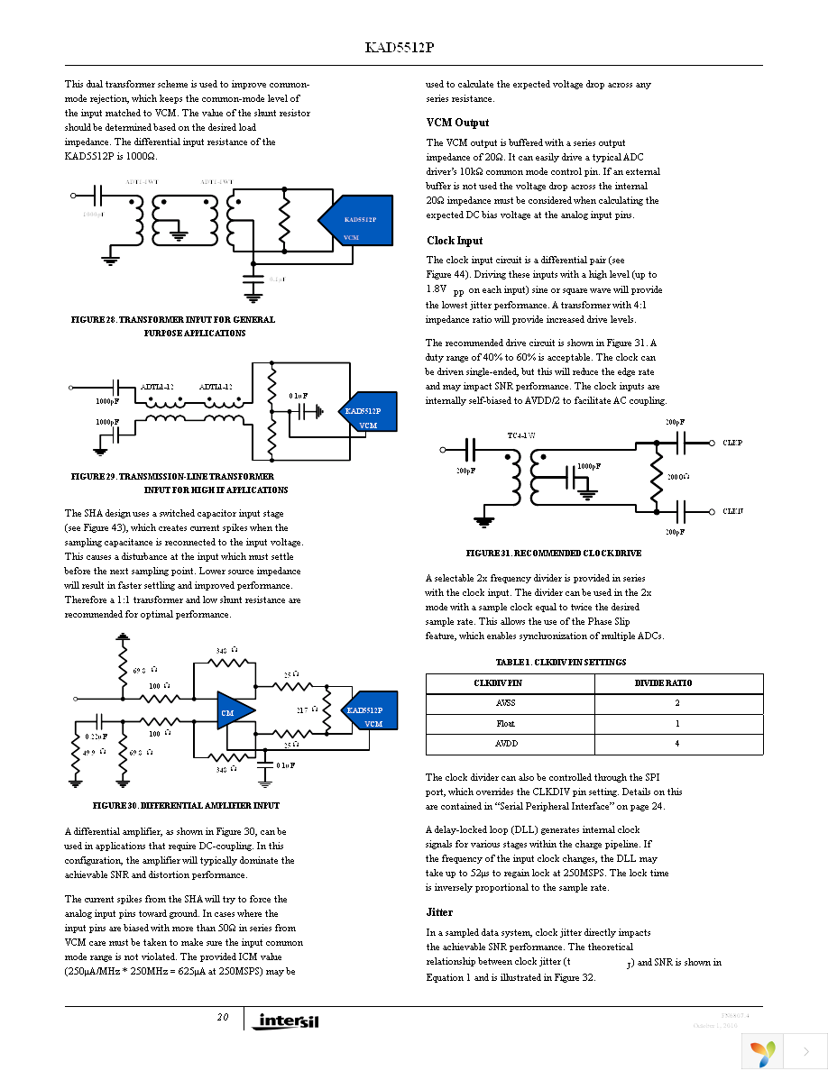 KAD5512P-25Q72 Page 20