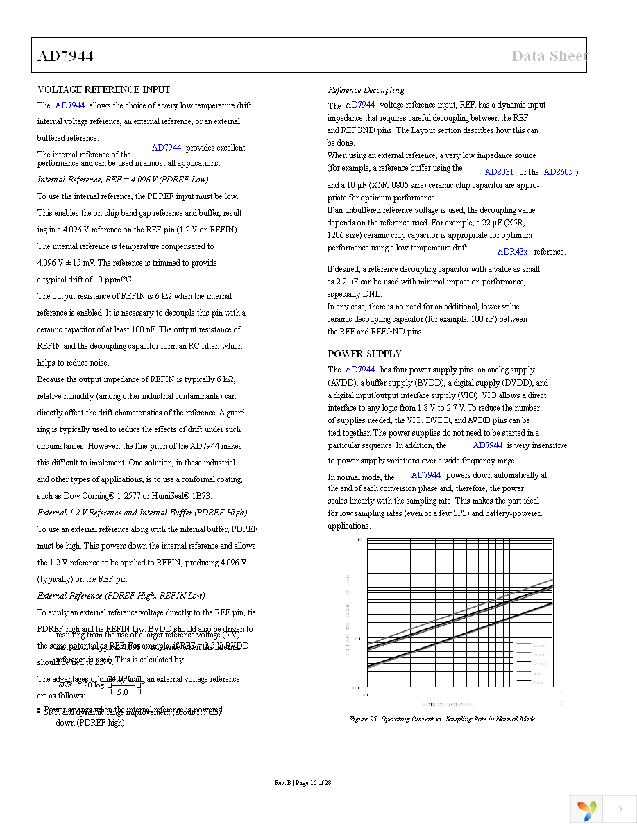 AD7944BCPZ Page 16