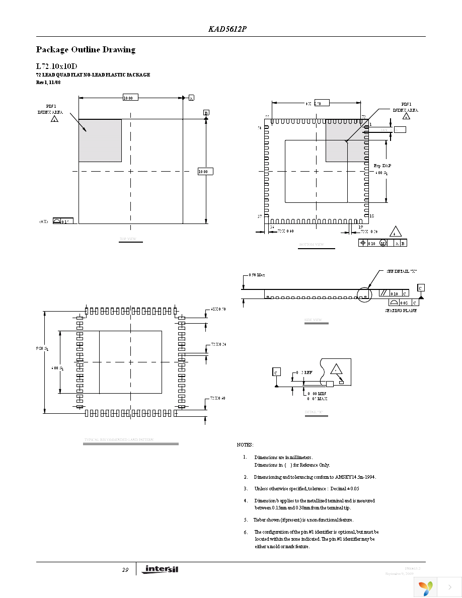 KAD5612P-25Q72 Page 29