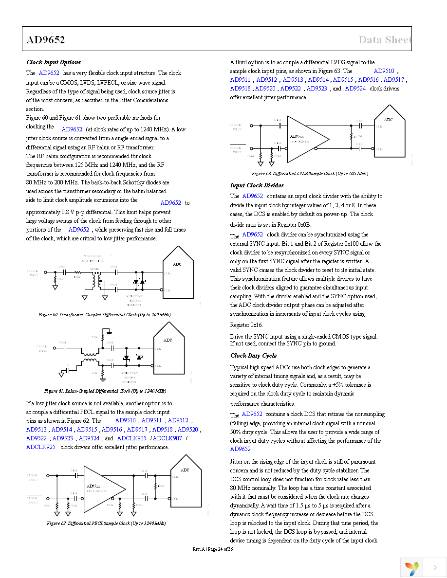 AD9652BBCZ-310 Page 24