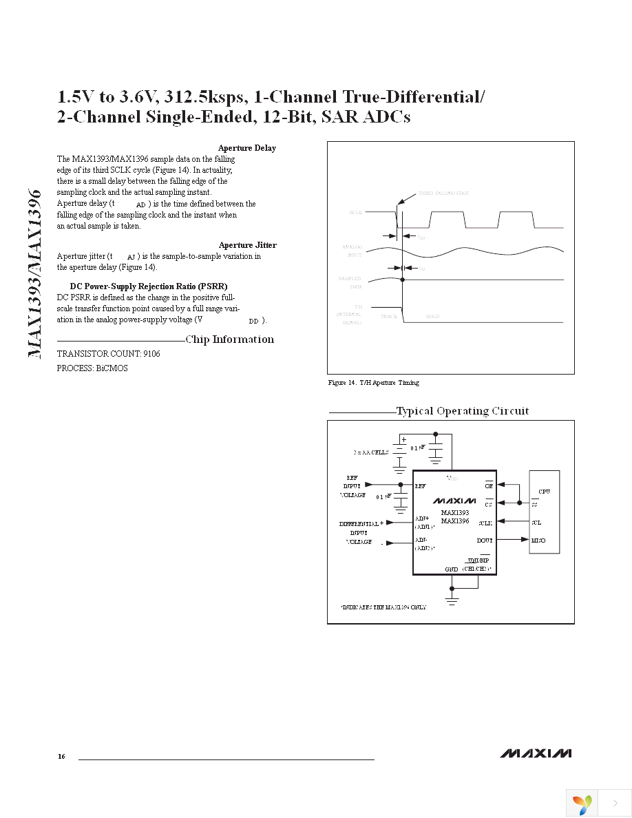 MAX1393ETB+T Page 16