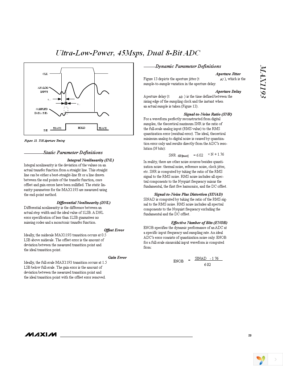 MAX1193ETI+T Page 23