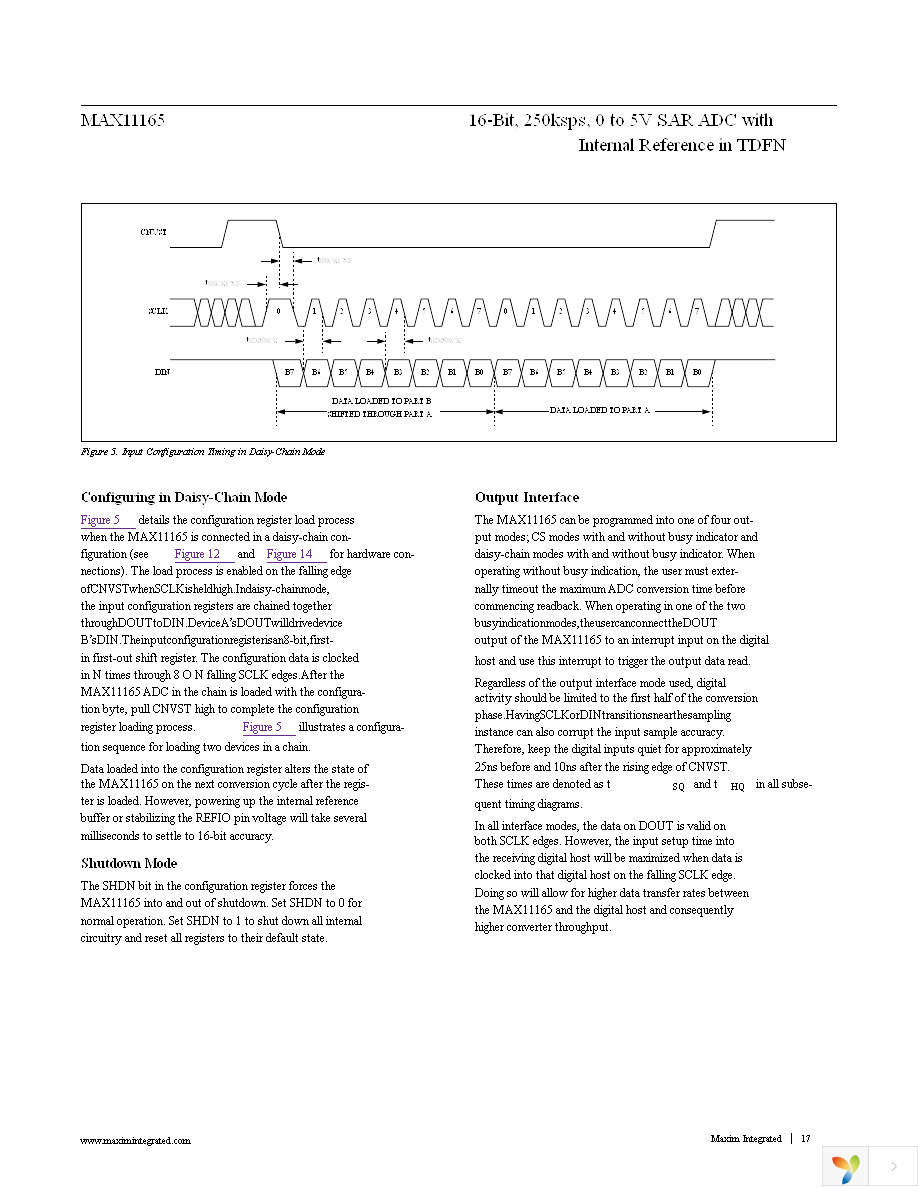 MAX11165ETC+T Page 17