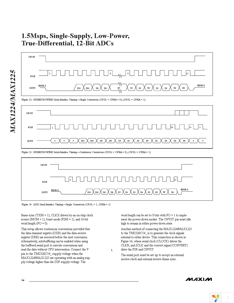 MAX1225ETC+T Page 14